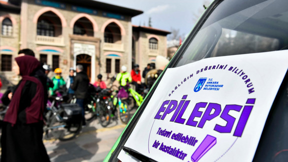 Ankara'da tekerler farkındalık için döndü