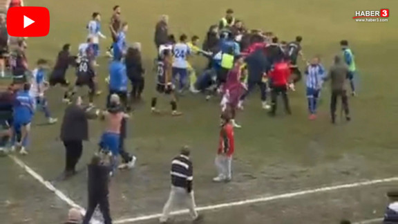 Amatör Lig'teki maç kanlı bitti: Maç sonu saha karıştı, 3 futbolcu yaralandı!