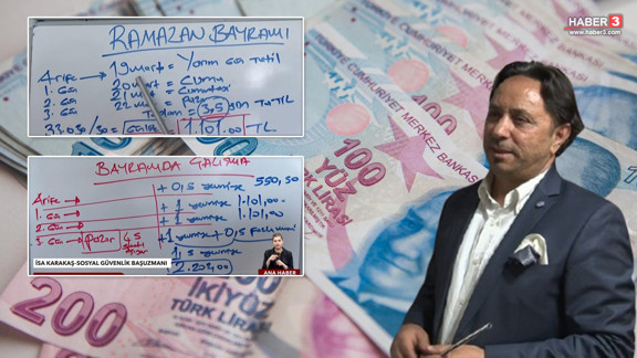 Bayramda çalışacak olanlar dikkat! İsa Karakaş ödenmesi gereken mesai ücretlerini tek tek hesapladı