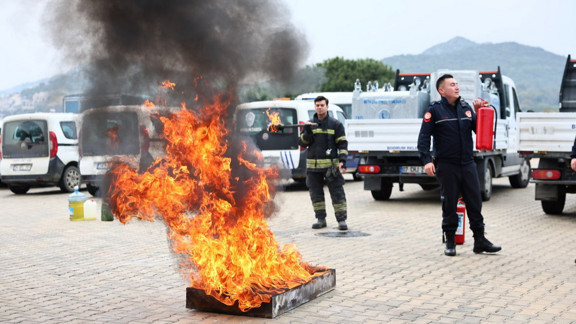 Bodrum'da Yangın Güvenliği Bilinci Artırılıyor