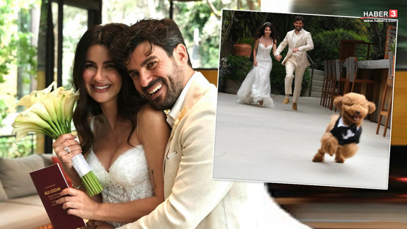 Sessiz sedasız nikah masasına oturan Nesrin Cavadzade'nin gözlerden uzak düğününden ilk pozlar geldi