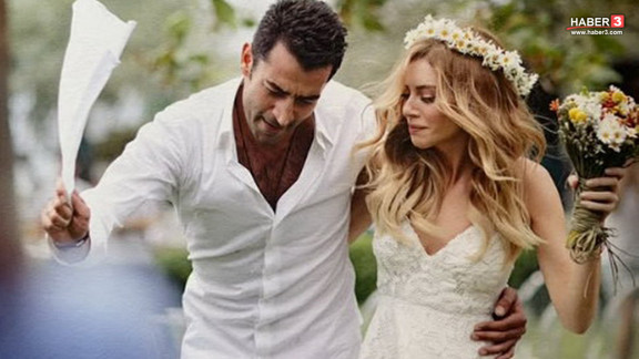 Sinem Kobal ve Kenan İmirzalıoğlu çiftinden halaylı, şampanyalı 10'uncu yıl kutlaması