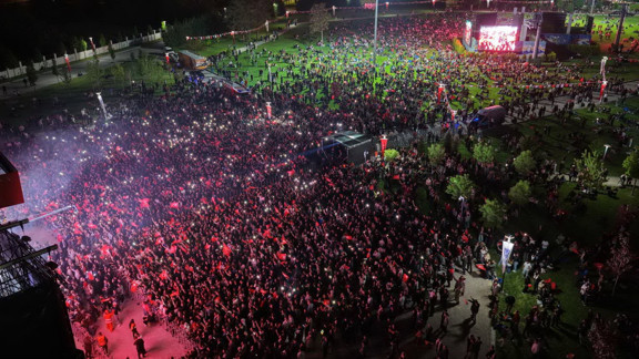 19 Mayıs coşkusu Başkent'i sardı