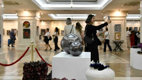Ankara'nın SanAtölye kursiyerlerinden yıl sonu sergisi