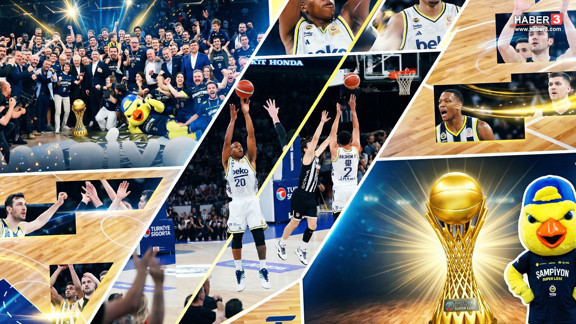 Basketbol Süper Ligi'nde Şampiyon Fenerbahçe! Aziz Yıldırım'la ilk kupa geldi