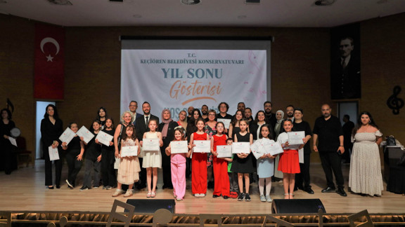 Keçiören Belediyesi Konservatuarı'ndan yıl sonu konseri
