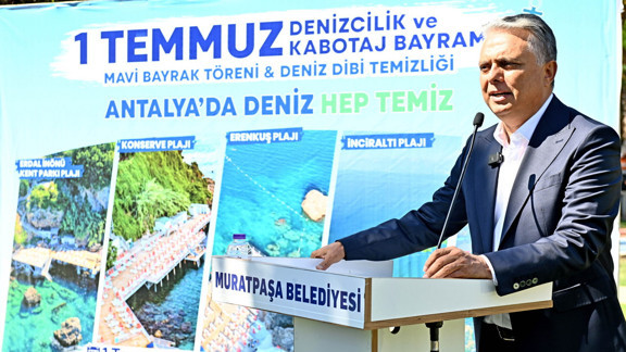 Muratpaşa Belediye Başkanı Ümit Uysal: Plajlarımız, ilham kaynağı oldu''