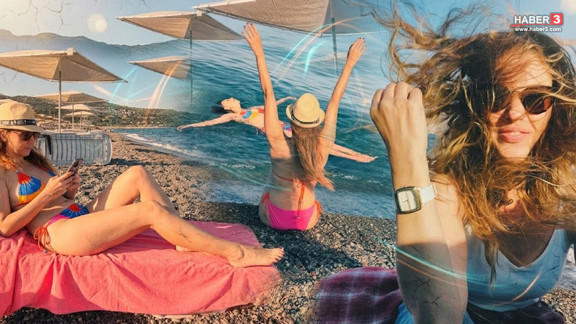Kızılcık Şerbeti'nin Kıvılcım'ı Evrim Alasya bikinili tatil pozlarıyla genç mankenleri kıskandırdı