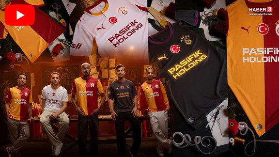 Galatasaray'ın yeni sezon formalarını tanıttı: 5 yıldızlı tasarımda sürpriz ayrıntı