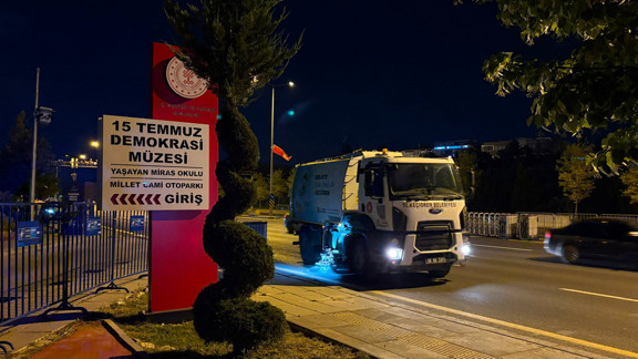 NATO Zirvesi öncesi Keçiören'de yoğun temizlik mesaisi