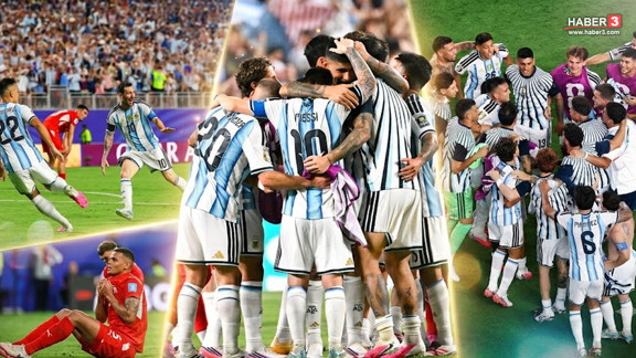 Arjantin İsviçre'yi uzatmalarda 3-1 geçti: Messi bir kez daha tarihe geçti!