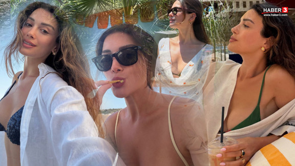 Ünlülerin ''set arası tatil'' modasına Özge Yağız da dahil oldu!