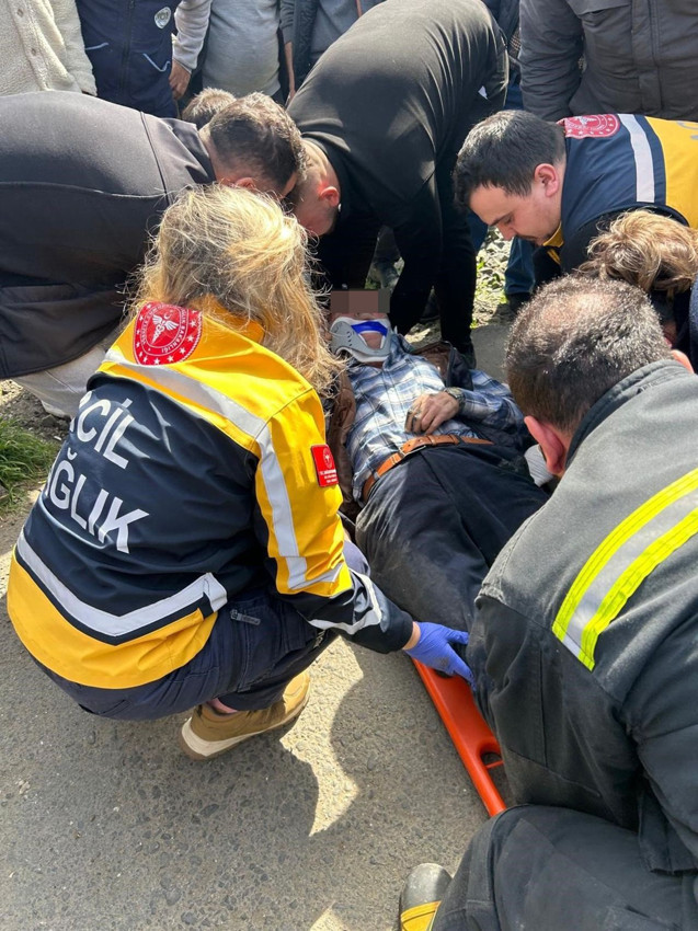 Hemzemin geçitte kaza kamerada: Bisikletli yaşlı adama tren çarptı - Resim: 3