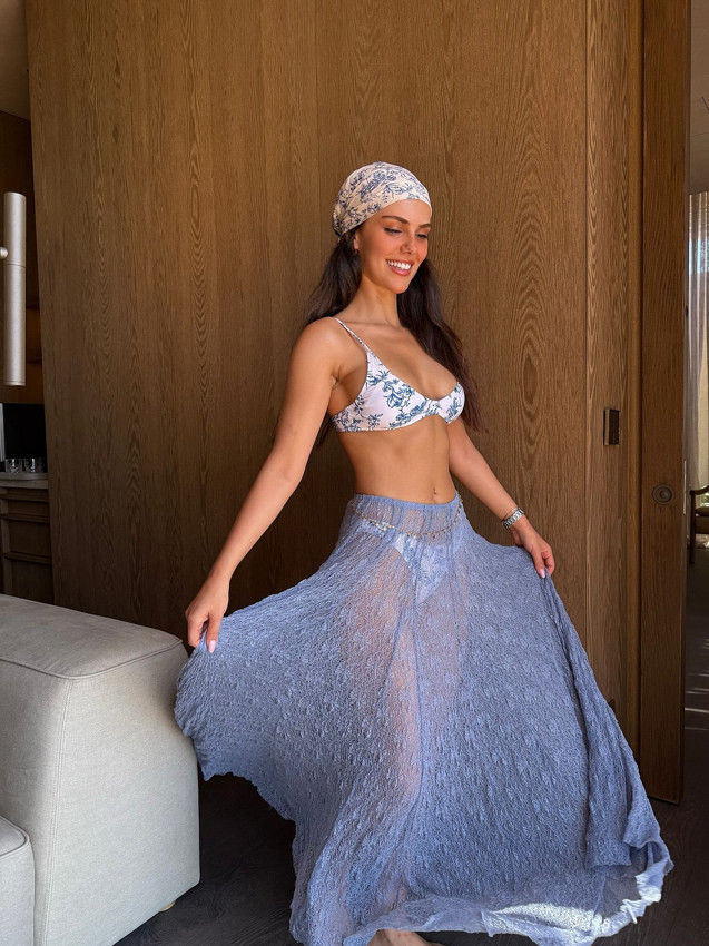 ''Victoria Secret için hazırım'' demişti yaz tatili pozları olay oldu - Resim: 1