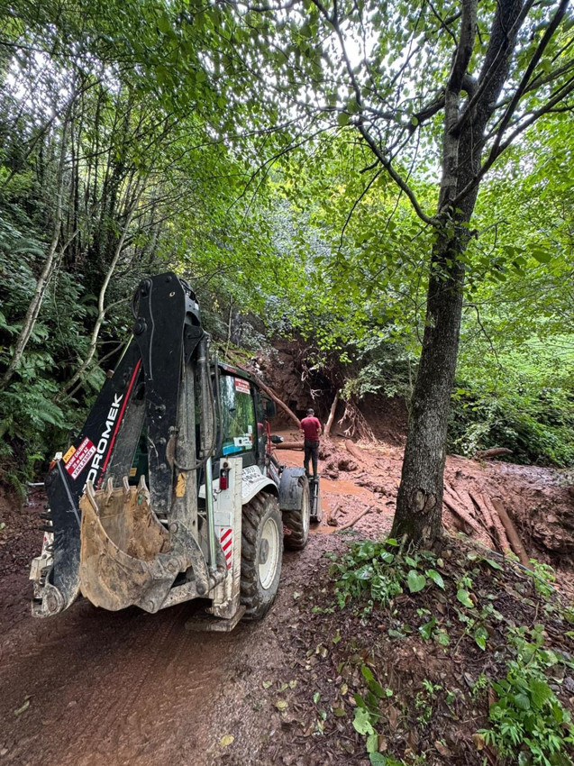 Rize'nin beş ilçesinde heyelan - Resim: 2