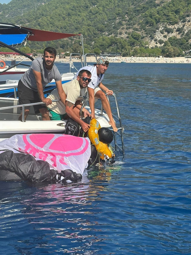 Fethiye semalarında yamaç paraşütü şovu faciayla bitti - Resim: 3