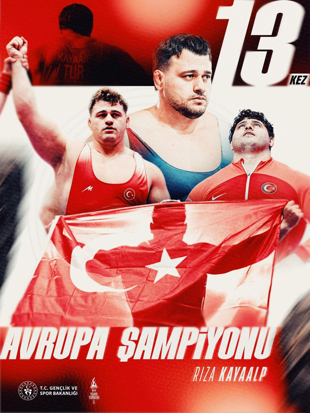 Rıza Kayaalp’ten tarihi rekor: 13. kez Avrupa Şampiyonu oldu! - Resim: 3