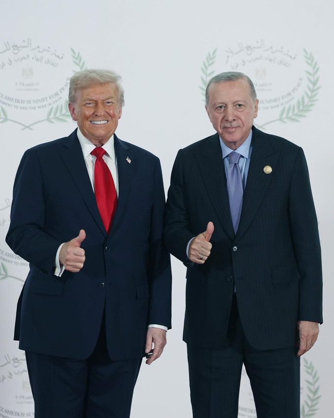 Mısır'daki tarihi zirveye damga vuran an: Trump yine Erdoğan'a övgüler dizdi - Resim: 4