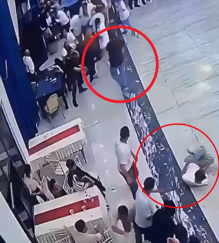 Düğün salonunu kana bulayan saldırı kamerada - Resim: 2