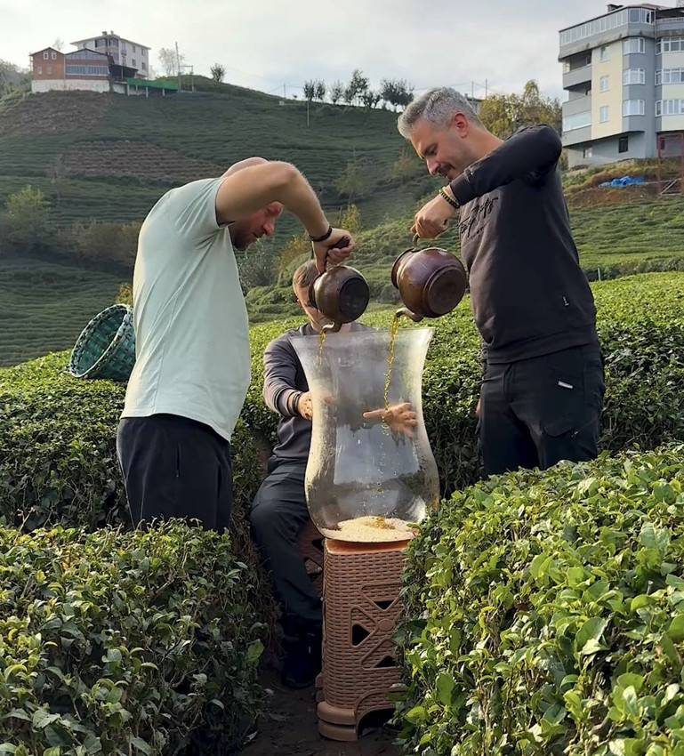 Rize'de çay tarlasındaki çılgın çekim, yapay zekayı bile kıskandırdı - Resim: 4
