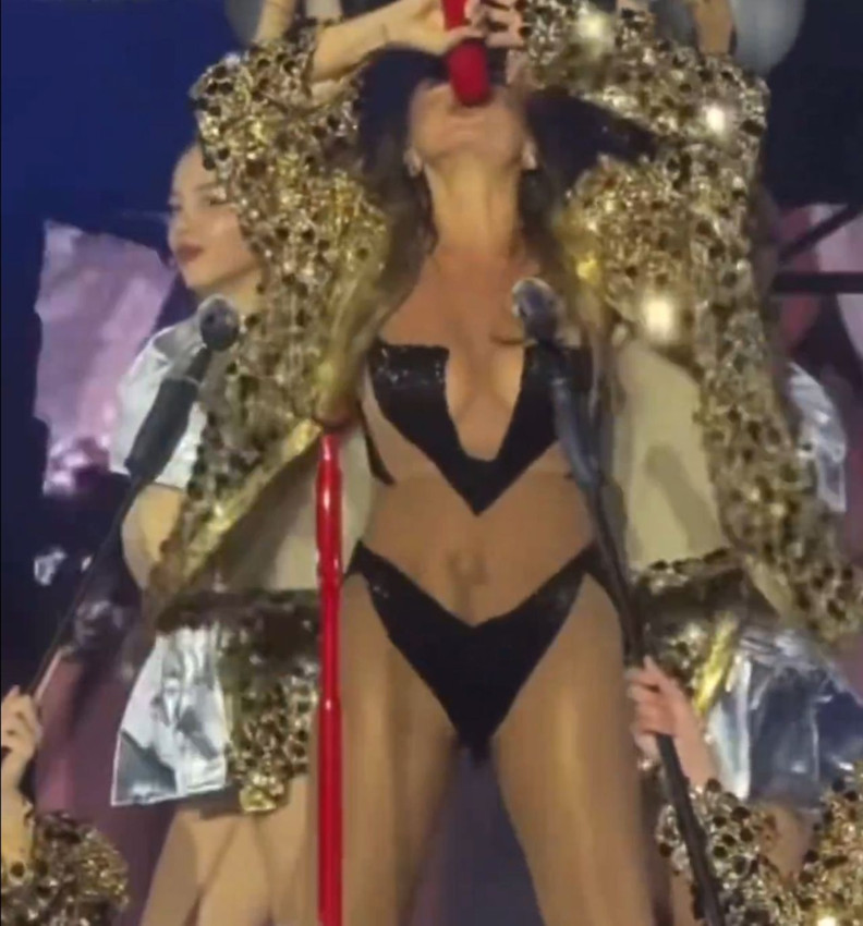 Hadise'nin sahnede cesur şovu olay oldu, ünlü sanatçı resti çekti! - Resim: 2