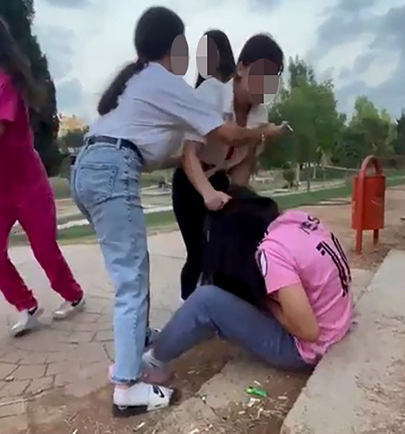 16 yaşındaki bir kız çocuğu, yaşıtı bir kıza çocuk parkında dehşeti yaşattı - Resim: 1