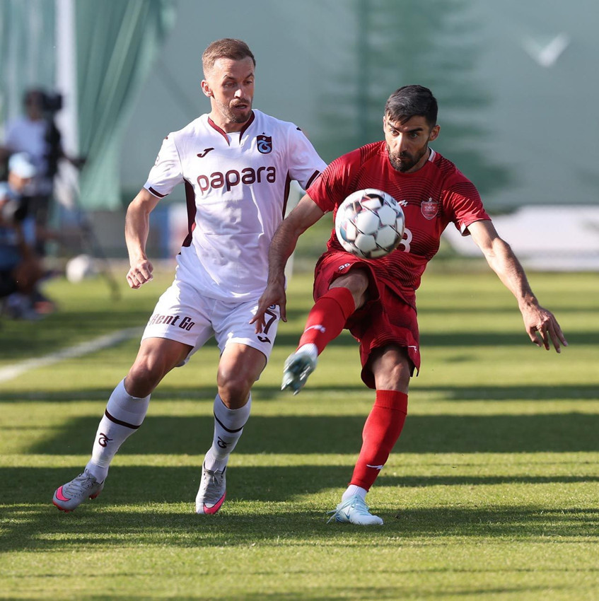Trabzonspor - Persepolis maçında gol sesi çıkmadı - Resim: 4