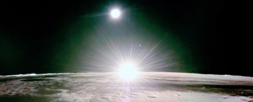 NASA'dan tarihi fotoğraf: Ay'da gün batımı ilk kez net bir şekilde görüntülendi - Resim: 3