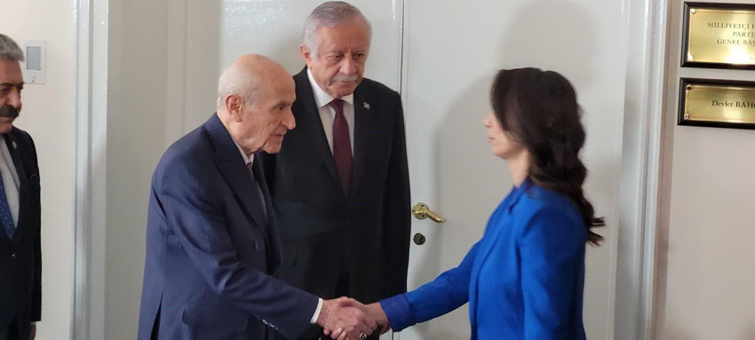 DEM Parti MHP'yi ziyaret etti; ilk açıklama DEM'den geldi.. - Resim: 3