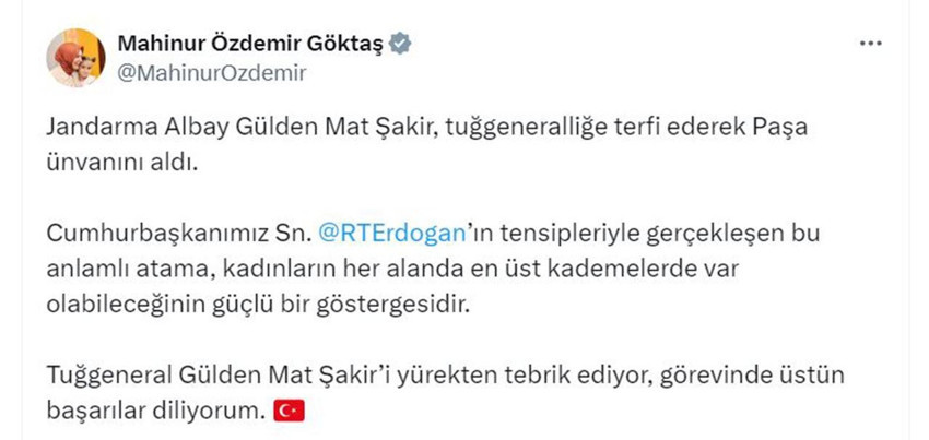 Türkiye'de ilkti! Jandarma komutanı Gülden Mat Şakir general oldu - Resim: 4