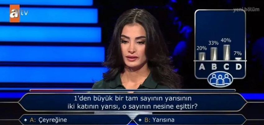 Kim Milyoner Olmak İster'de yarışmacıyı da, izleyiciyi de yanıltan matematik sorusu - Resim: 3