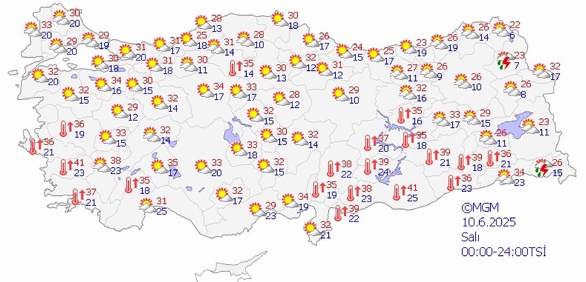 Meteoroloji il il açıkladı: Sağanak yağış geri dönüyor - Resim: 4