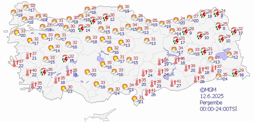 Türkiye'nin bir tarafı sıcaktan terlerken, diğer tarafı yağmura teslim olacak - Resim: 4