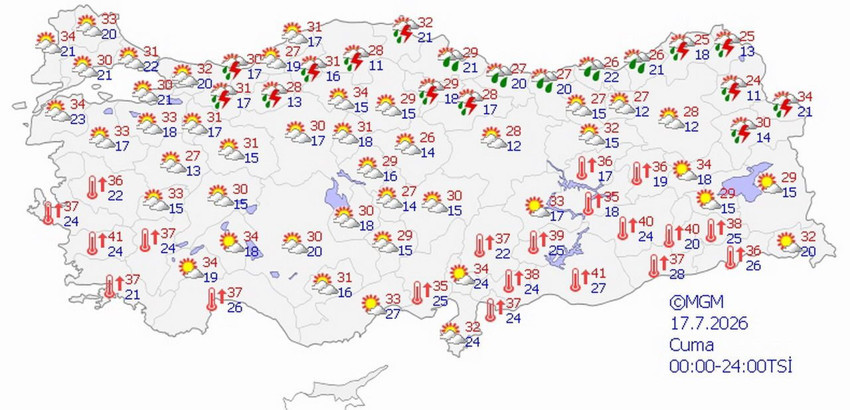 Kavurucu sıcaklar, fırtına ve sağanak yağış birarada! - Resim: 9