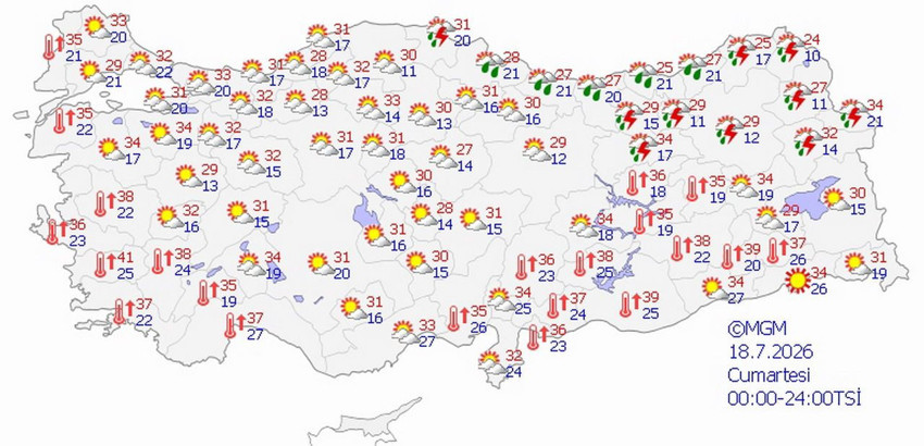 Kavurucu sıcaklar, fırtına ve sağanak yağış birarada! - Resim: 10