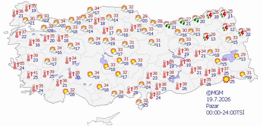 Kavurucu sıcaklar, fırtına ve sağanak yağış birarada! - Resim: 11