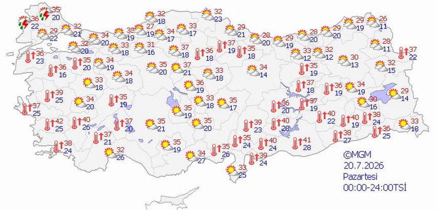 Kavurucu sıcaklar, fırtına ve sağanak yağış birarada! - Resim: 12
