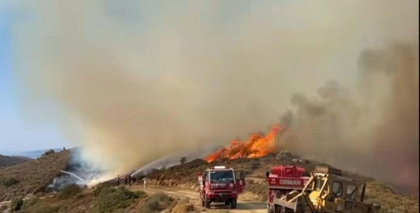 Ateş çemberi büyüyor... İzmir'de bir orman yangını daha çıktı - Resim: 1