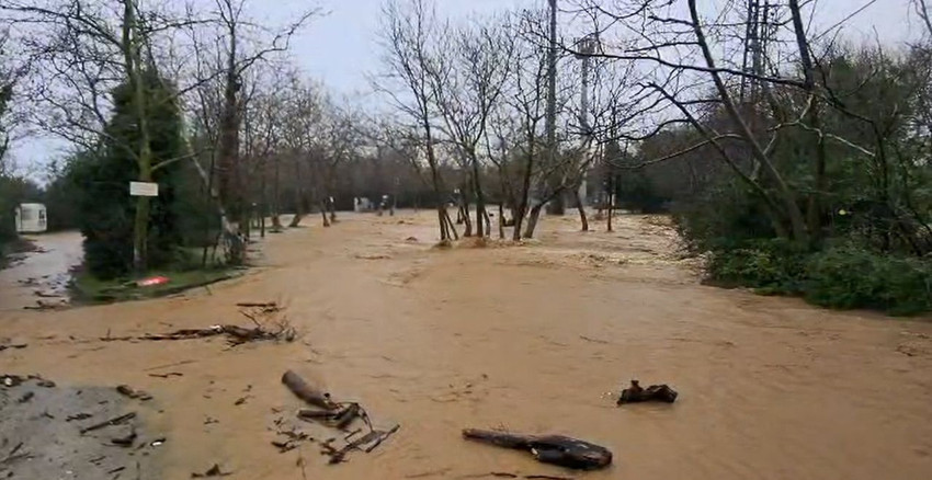 Yalova'da sağanak yağış hayatı alt üst etti; Şelale Deresi taştı her yer sular altında! - Resim: 4