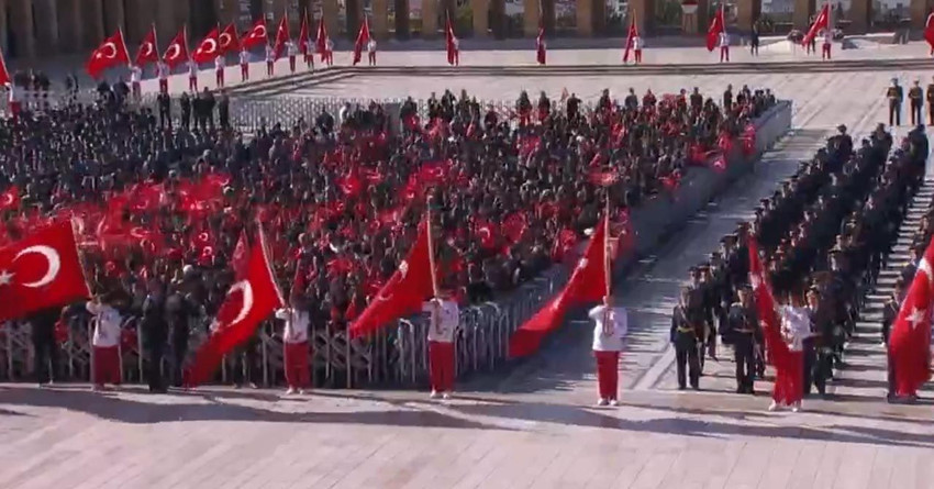 Anıtkabir'deki 29 Ekim töreninde yine ''Erdoğan'' sloganları - Resim: 1