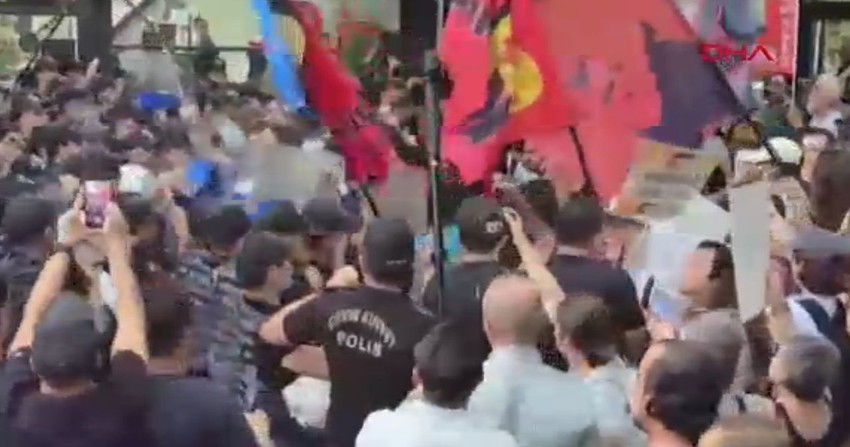 Ankara’da İsrail protestosuna polis müdahalesi: Gözaltılar var! - Resim: 3