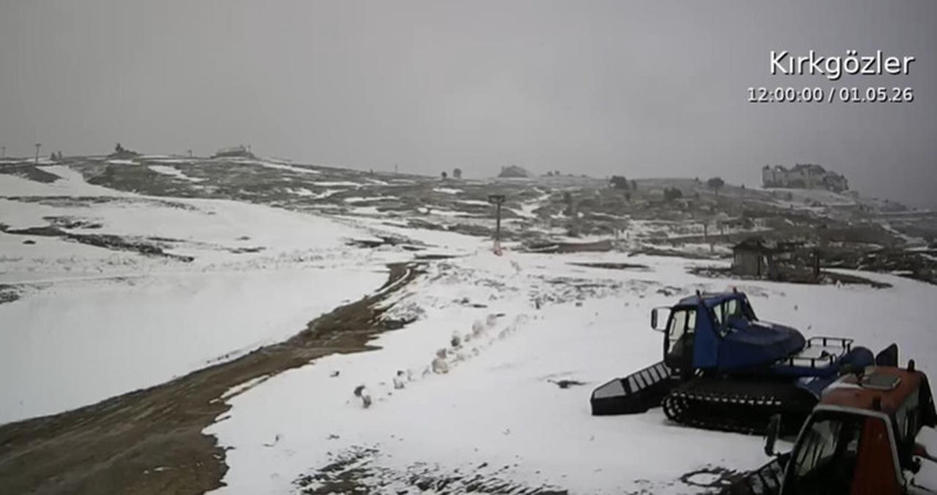Mayıs ayında kar sürprizi: İstanbul'un yanı başı beyaza büründü - Resim: 4