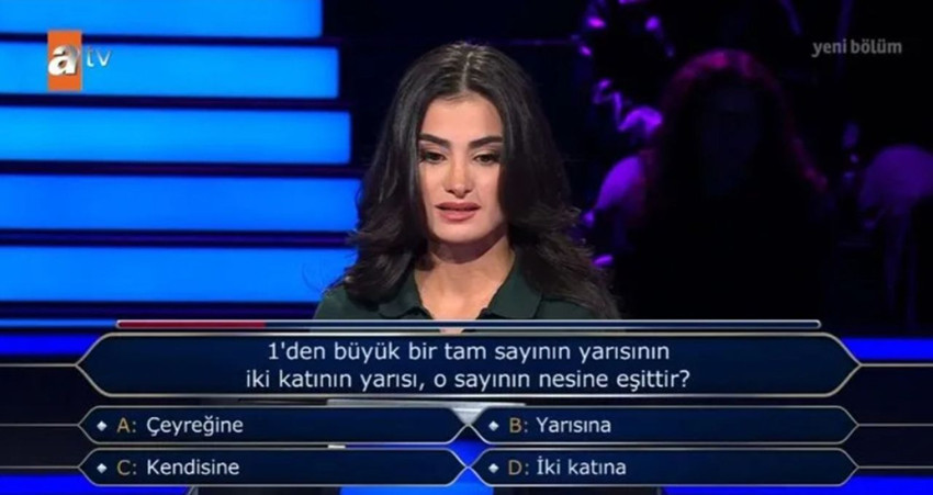 Kim Milyoner Olmak İster'de yarışmacıyı da, izleyiciyi de yanıltan matematik sorusu - Resim: 2