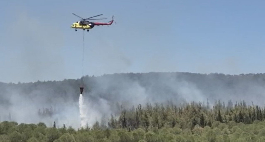 Bir orman yangını da Çanakkale'de çıktı! Lapseki'den dumanlar yükseliyor - Resim: 2