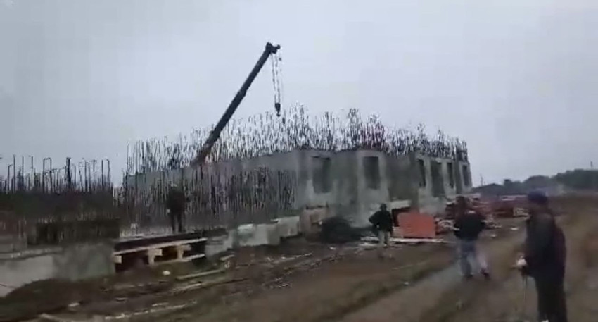 Bartınlı inşaat işçileri, Rusya'da deprem anını saniye saniye görüntüledi - Resim: 3