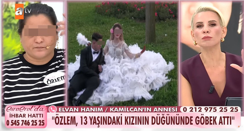 Esra Erol'da canlı yayınında ortaya çıktı... 13 yaşındaki kızı para karşılığı evlendirmişler! - Resim: 3