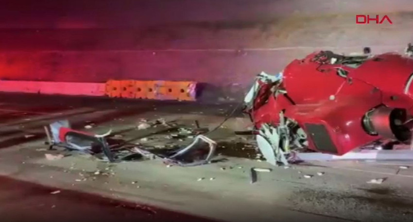 Ambulans helikopter otoyola düştü: Yaralılar var - Resim: 2