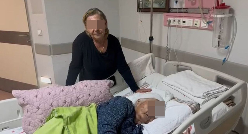 Torunu 81 yaşındaki hasta babaannesinin ''kar'' isteğini gerçek yaptı - Resim: 1