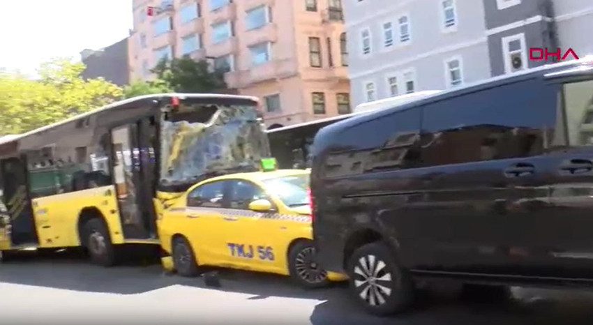 İstanbul'un kalbinde korkunç kaza! Çok sayıda yaralı var! - Resim: 4