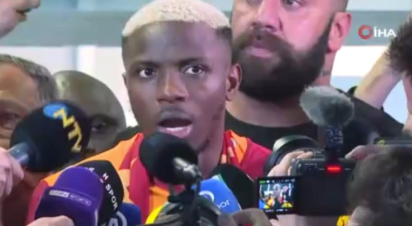 Victor Osimhen Türkiye'ye geldi; ne Galatasaraylılar ne de rakip taraftar uyumadı - Resim: 1